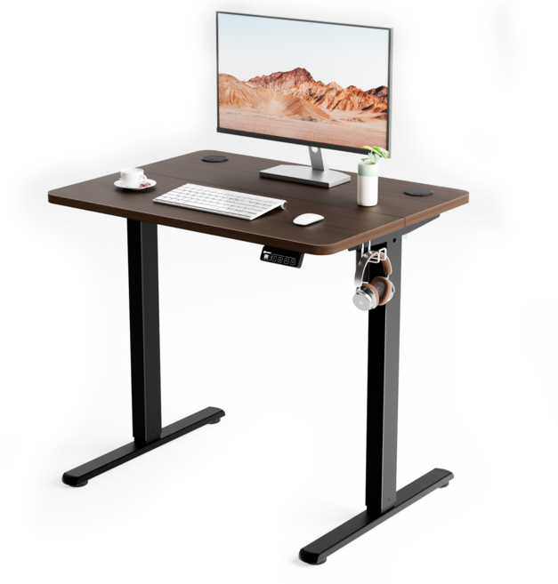 Ergomaker 높이조절 테이블 스탠딩 전동 데스크 공부 사무용 책상, 복고