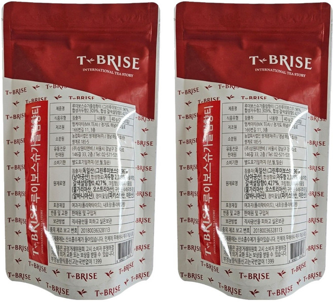 BRISE 루이보스슈가플럼향티, 2g, 20개입, 2개