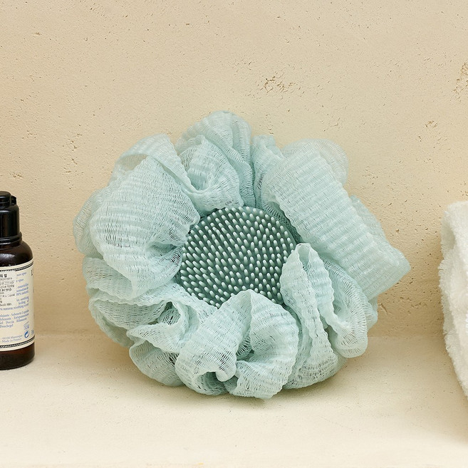 모던하우스 등밀기 편하게 늘어나는 롱 샤워퍼프, 1개, 1개입, MINT