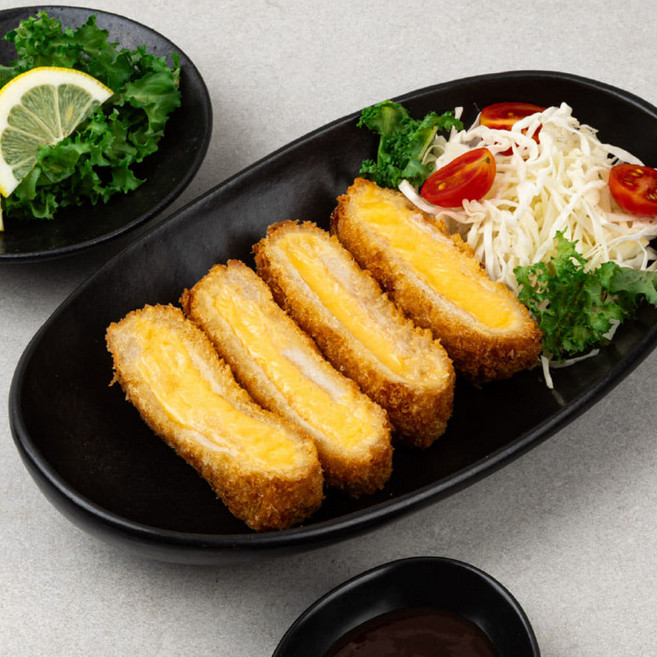 해와바다 비쇼쿠 콰트로퐁튜카츠 치즈돈카츠 돈가스 돈카츠, 2개, 130g