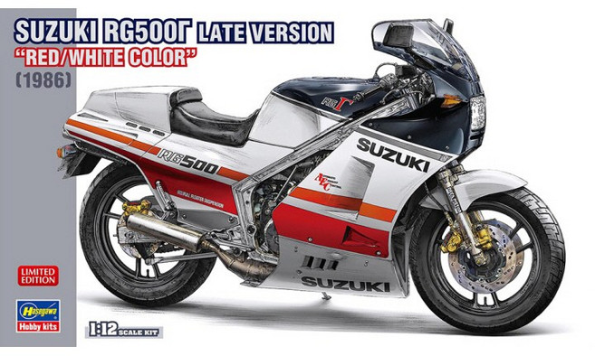 BH21764 1대12 스즈키 RG500 감마 후기모델 Red&White, 1세트