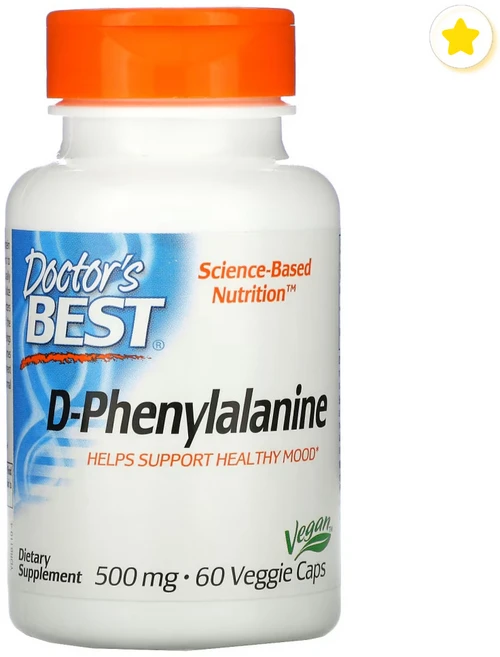 닥터스베스트 D-페닐알라닌 500mg 비건 베지 캡, 60정, 1개 - 쿠팡
