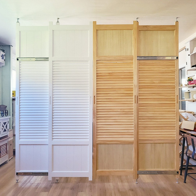 미닫이 원목 가벽 파티션 드레스룸 슬라이딩도어( 높이2250~2930mm까지 간편설치 현관 중문 인테리어파티션, 63cm 2폭 미닫이, 2320~2460미만, 화이트