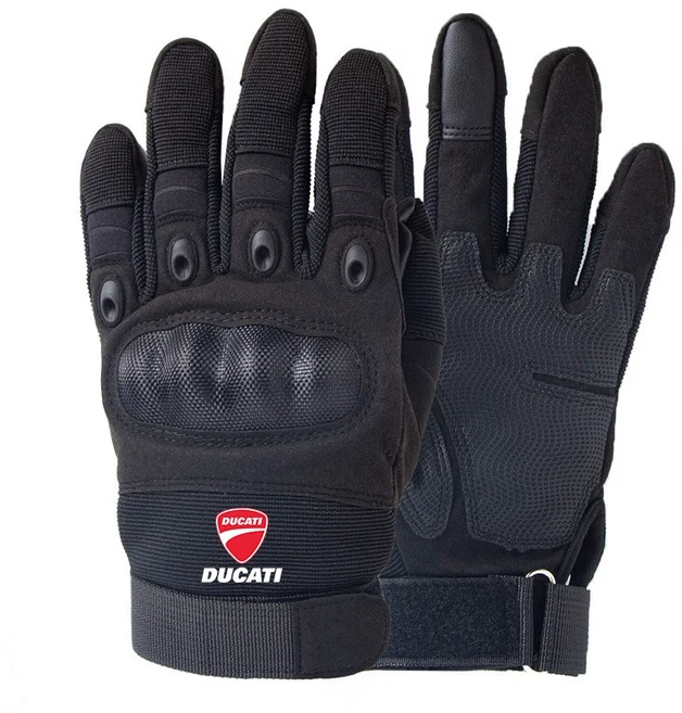 통기성 보호 오토바이 레이싱 장갑 Ducati Panigale Diavel Superleggera V4 V2 용 모터크로스 사이클링, 02 L-2pcs-black