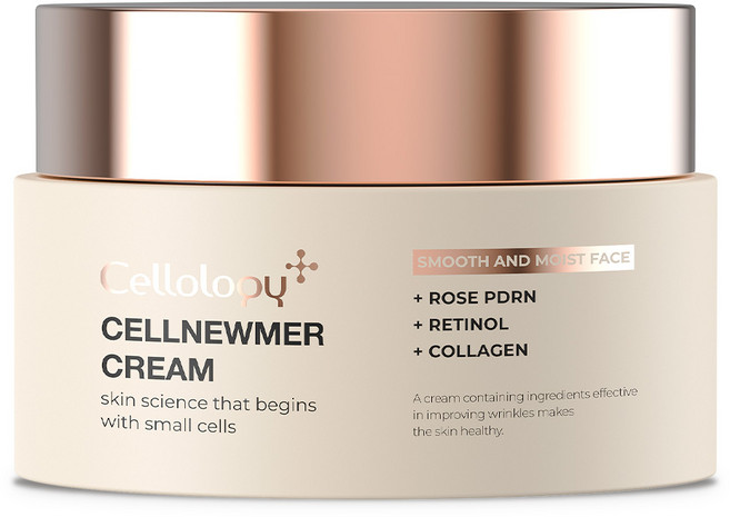 셀올로지 셀뉴머 크림 PDRN 레티놀 영양 탄력 리셋 크림, 1개, 50ml