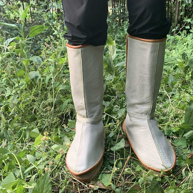 등산 레깅스 뱀방지 보호대 찔림 가시 바지 여성 벌초, 2_그레이