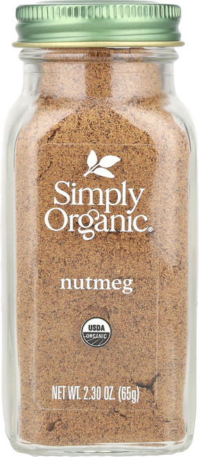 Simply Organic 빻은 넛맥 65 g(2.30 oz), SimplyOrganic빻은넛맥65g230oz, 65g, 1개