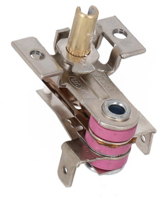 온도 스위치 온도조절기 스위치 조절 가능한 가열 바이메탈 온도조절기 KST-168 전기 히터용 교체 부품 1, 1개