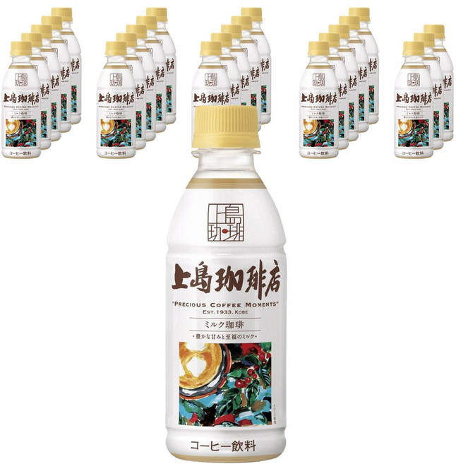 ucc 上島珈琲店牛奶咖啡, 24瓶, 270ml