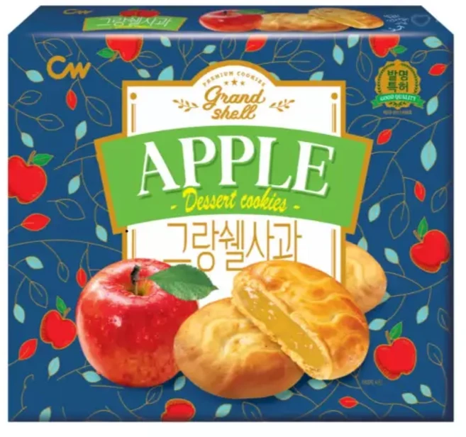 청우식품 그랑쉘사과, 234g, 1개