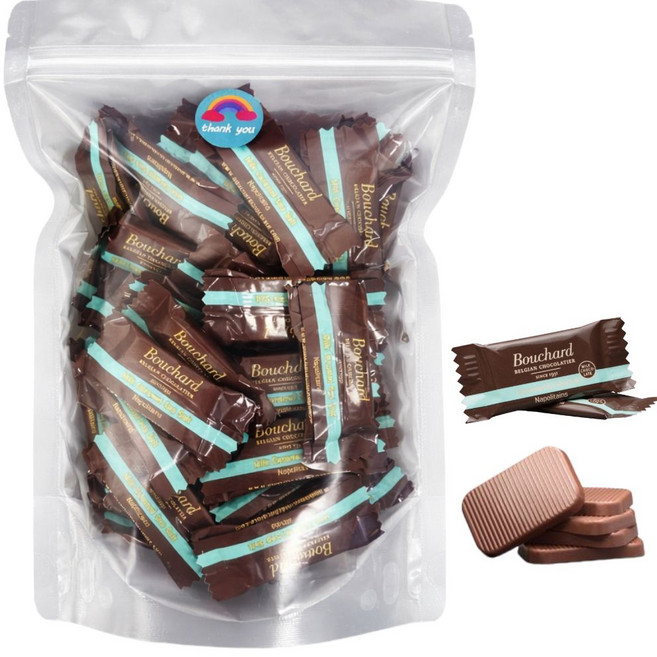 부샤드 밀크 씨솔트 초콜릿 개별포장 소분, 324g, 1개