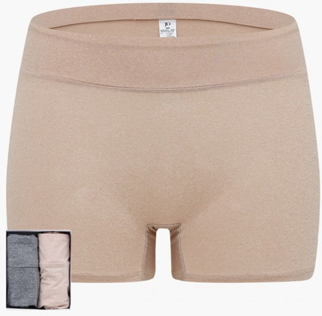 JHWPV032 제임스딘 여성 사각 드로즈 팬티 2매 세트