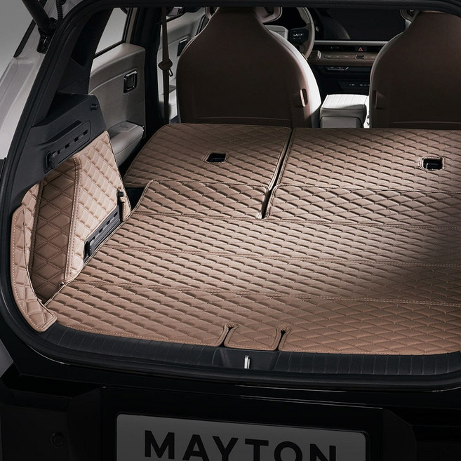 메이튼 2026 기아 디올뉴 셀토스 전용 트렁크매트 트렁크커버 풀커버+트렁크도어 커버, 마롱브라운, 디올뉴 셀토스 스피커 무 (26년2월~)_KK121