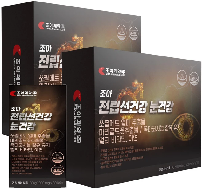 조아제약 전립선건강 눈건강 쏘팔메토 로르산115mg 옥타코사놀40mg (소비기한임박~26-05-29까지), 2개, 90정 - 쿠팡