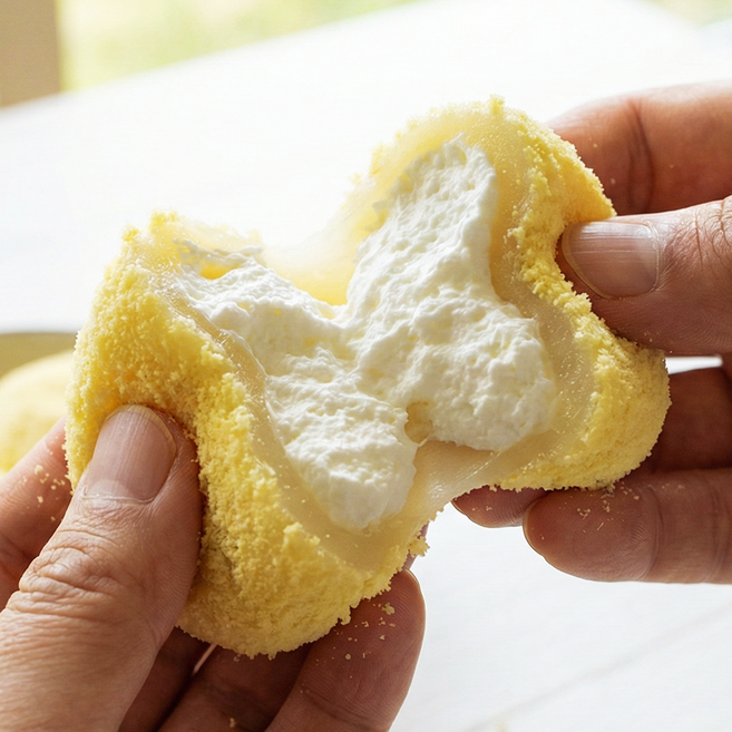 카스테라맛 생크림 듬뿍 찹쌀떡, 1박스, 420g