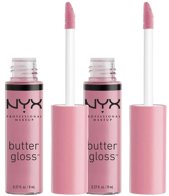 NYX 닉스 버터 글로스 에끌레어, 2개, 8ml - 쿠팡