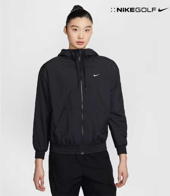 매장정품 나이키골프 FV6299-010 나이키 스포츠웨어 클래식 우븐 여성 루즈 UV 프로텍션 후드 자켓 재킷 159689