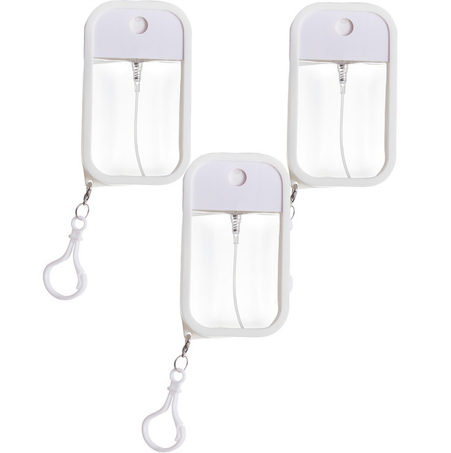 휴대용 손소독제 공병 50ml, 화이트, 3개