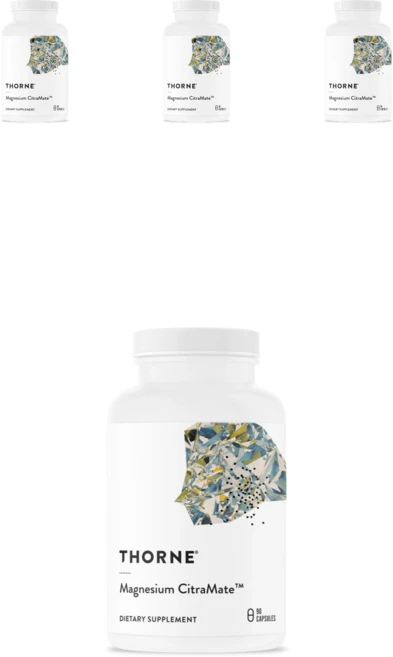 쏜리서치 마그네슘 시트라메이트 캡슐, 90정, 4개 - 쿠팡