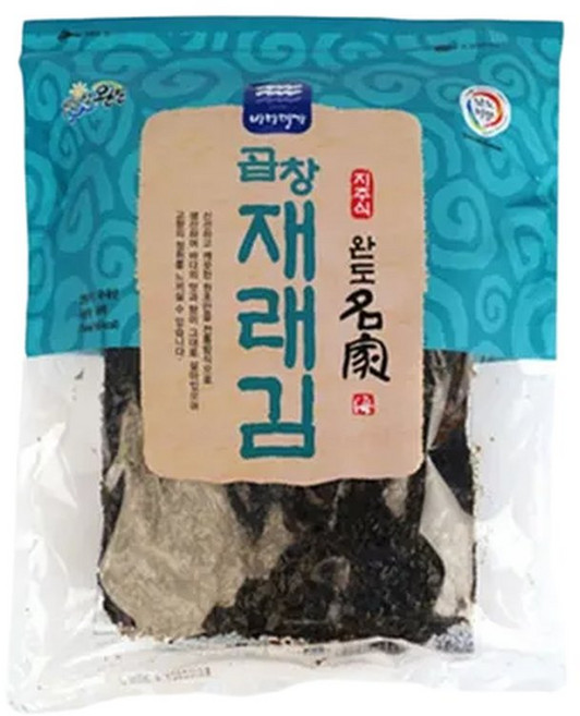 전장 곱창 재래 생 김 국내산 완도 무조미 지주식 김, 1개, 2g