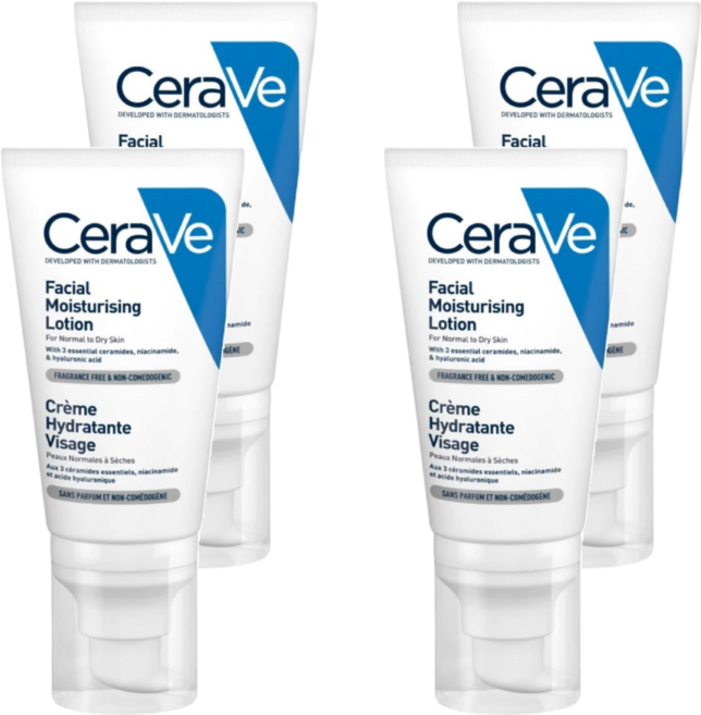 CeraVe 適樂膚 全效超級修護乳, 52ml, 4條
