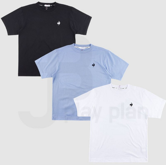 르꼬끄 공용 루즈핏 에센셜 면 혼방 반팔 티셔츠 QQ113LRS29