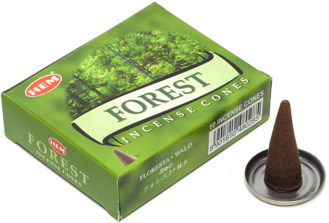HEM 인센스 콘 10개입 향 포레스트