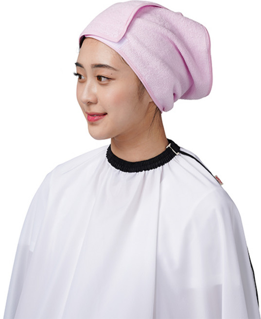 [다오몰] 헤어 사각 터번 2종 세안터번 헤어터번 메이크업 헤어밴드 에스테틱터번 뷰티샵헤어밴드 왁싱샵터번 피부관리실소품 호캉스 헤어샵 미용실 소모품 가성비 미용소품 살롱전용, 1개, 5124 핑크