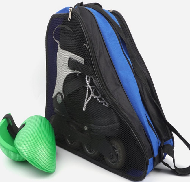 인라인스케이트 가방 롤러스케이트가방 슈즈파우치, 블루