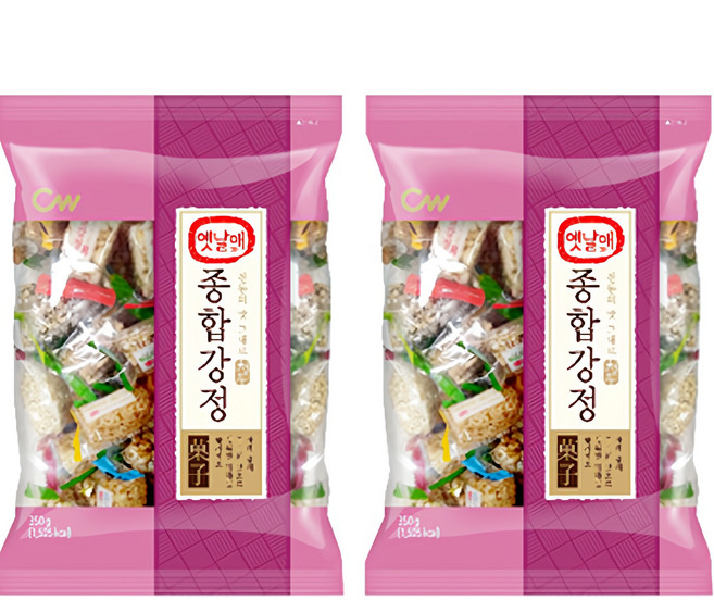 청우식품 종합강정, 350g, 2개
