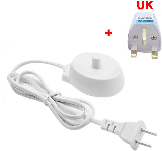 호환 호환용 전동 칫솔 충전기 브라운 Oral-B D36 P7000 3728 3737 4736 4717 4729 유도 충전 베이스 어댑, 06 UK, 03 UK Plug