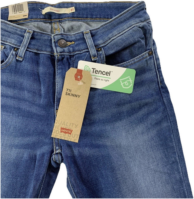 [Levi's] 리바이스 711 사이즈 4 27x30 여성 스키니 진 슈퍼 소프트 텐셀 원단