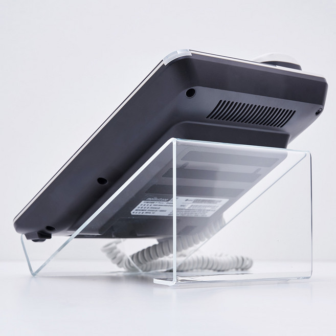 [튼튼한] 사무실 유선 전화기 거치대, 1개, 투명