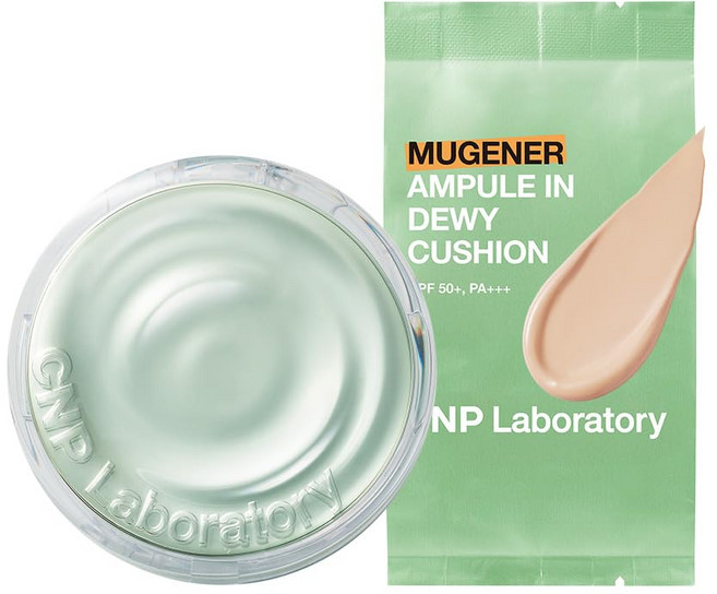[CNP Laboratory] 뮤제너 앰플 인 듀이 쿠션 21호(본품+리필) 피톰틴 민감 피부