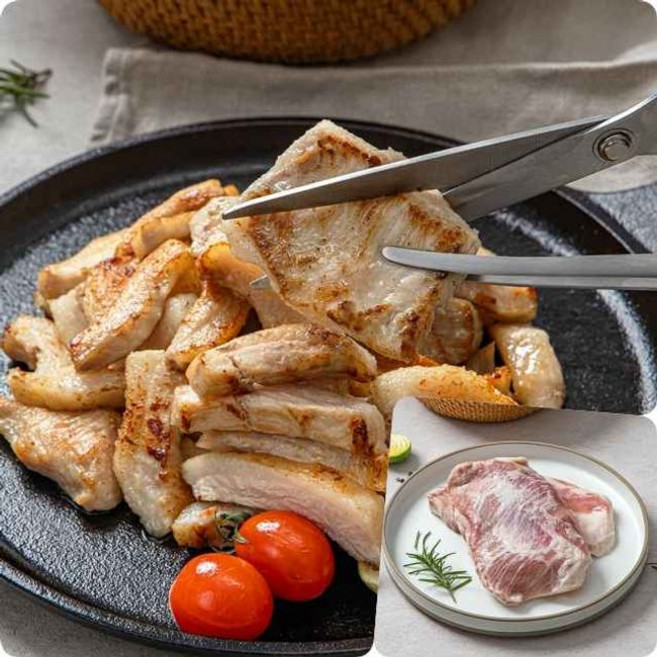 숨긴돼지 두항정살500g(세절), 1개, 500g