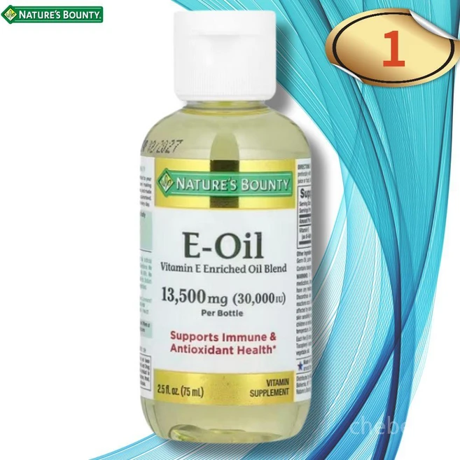 Natures Bounty 비타민 E-오일 30000IU 74ml, 1개 - 쿠팡