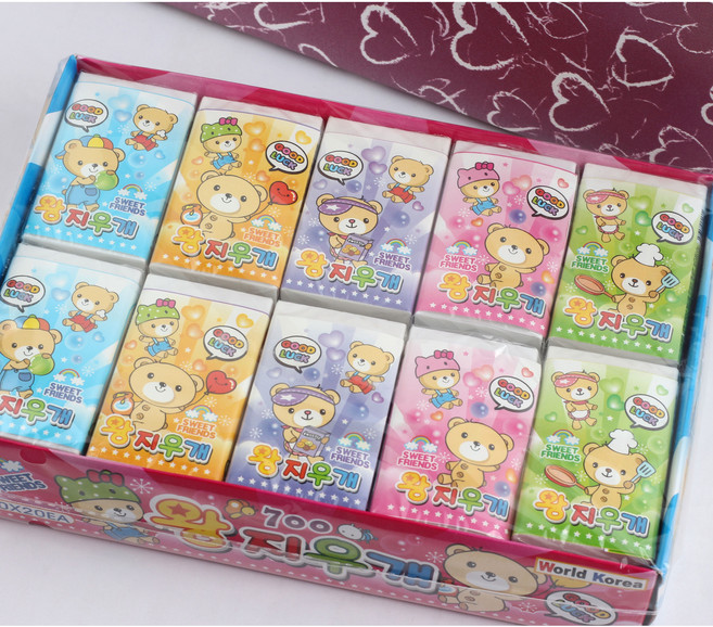 노크원 왕지우개 스탬프용 조각용지우개, 700원 왕지우개, 20개