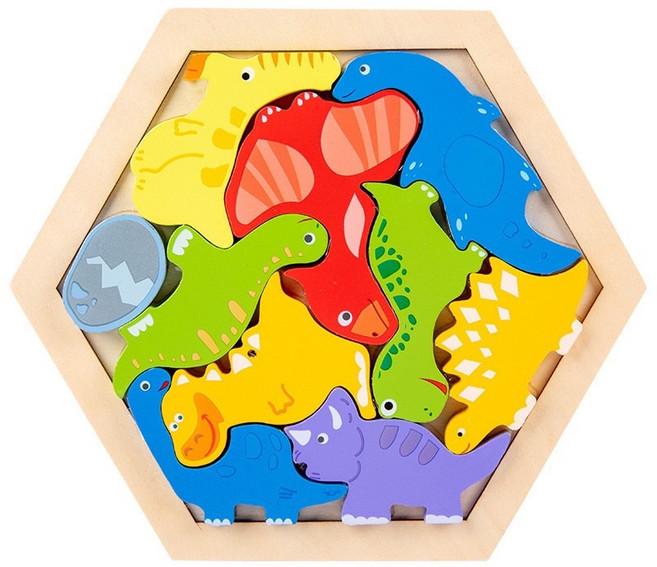 開發票 幼稚園慶生 生日小禮物 畢業分享禮 幼兒園分享 開學禮物, 1個, 恐龍拼圖