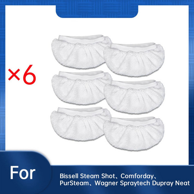 Bissell Steam Shot Comforday Pursteam Wagner Spraytech Dupray Neat Steam Cleaner 용 6 PCS, 그림처럼