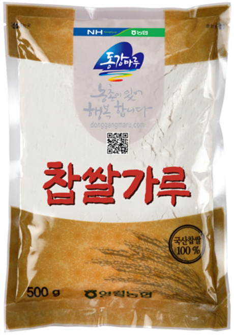 영월농협 동강마루 찹쌀가루 (국산 찹쌀 100%), 500g