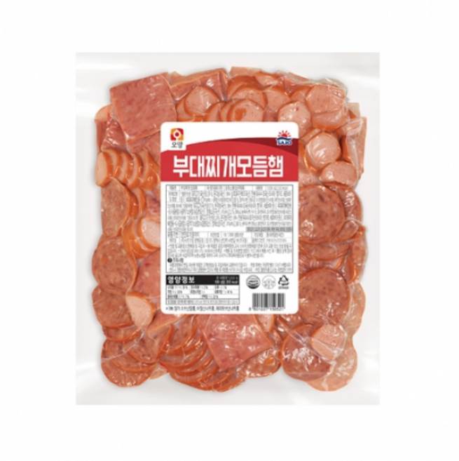 올찬 사조오양 부대찌개 모듬햄1+1, 1kg, 35개