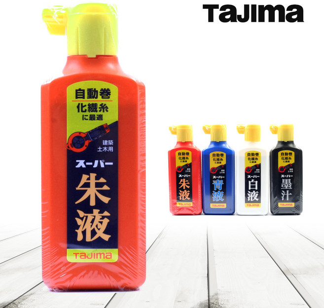 Tajima 고급먹물 선명한 먹줄라인 먹통용 목수용 먹물, 주황, 1개