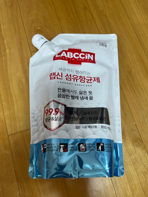 랩신 섬유항균제 코튼향 리필, 800ml, 1개입, 1개