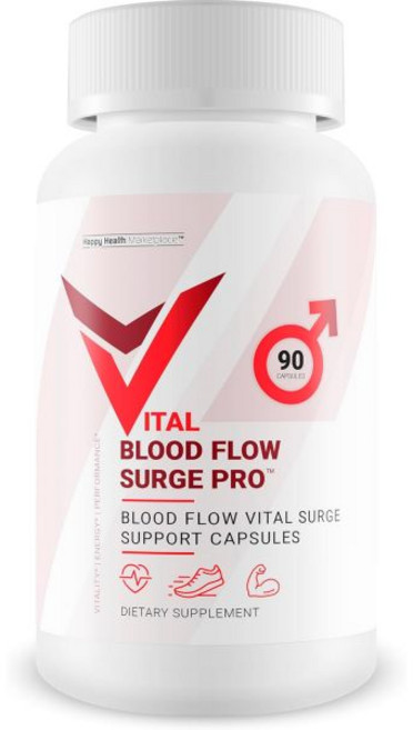 Vital Blood Flow Surge Pro - Improved Formula - Our Best Advanced Blood Flow Capsules - Pressure S, Vital Blood Flow Surge Pro - I, 1개