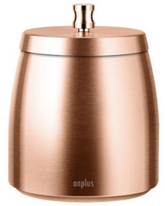 앙플러스 냄새꾹 스테인리스 담배 재떨이 일반형 대, 1개, 로즈골드