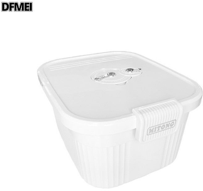 DFMEI 透明米桶pet儲米箱家用廚房收納大容量儲存罐雙層密封防潮大米桶, 1個, 參考詳情