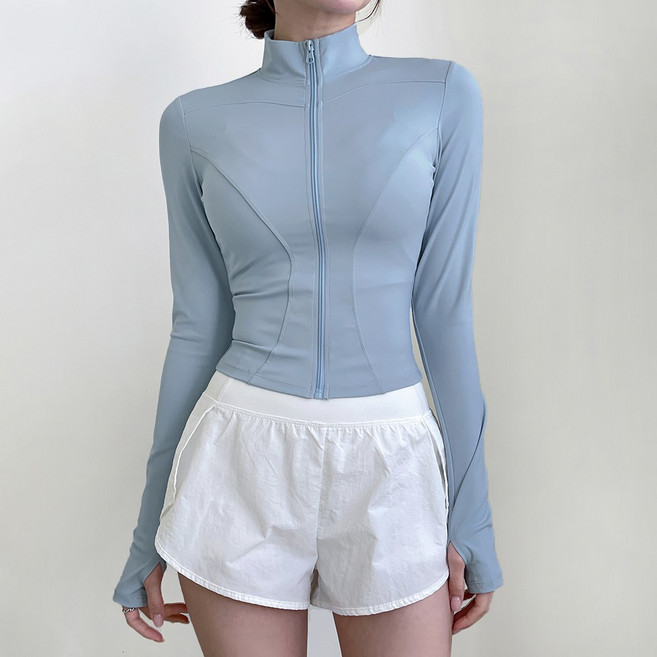 (자체제작) 오르웨인 여성 래쉬가드 세트 3종 수영복 집업 빅사이즈, 블루+화이트