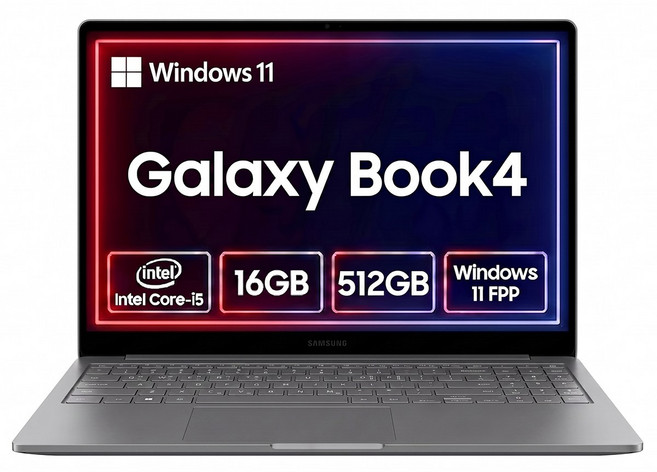 2위 - 삼성 갤럭시북4 인텔 i5 16G 15.6인치 NT750XGR-A51A 인강용 업무용 학생용 가성비노트북, 
