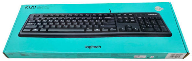 로지텍 조용한 키보드 무소음 사무용 유선, 일반형