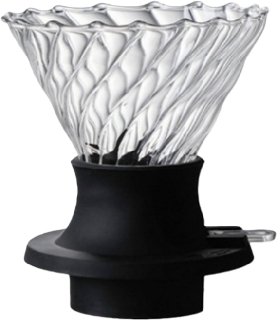 玻璃濾杯 - 浸泡式免手沖壺咖啡濾杯 新手適用咖啡用具, 1個, V60聰明濾杯-大號